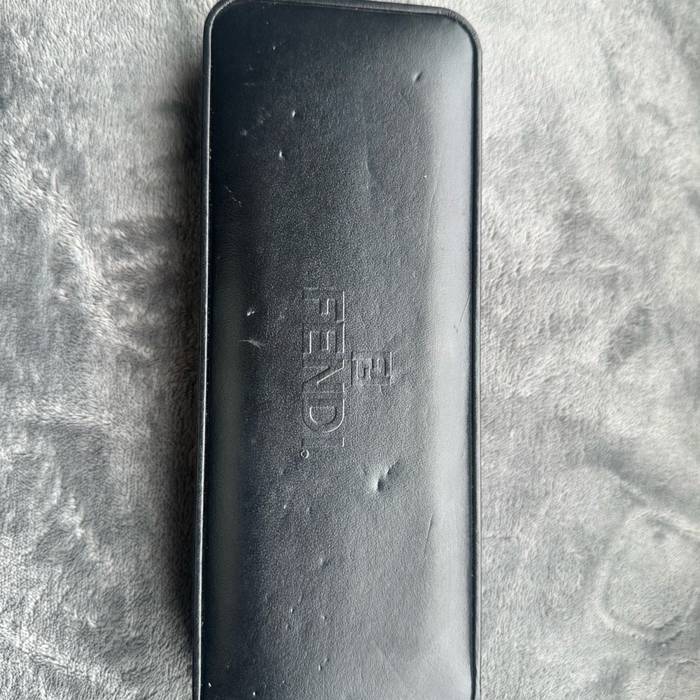 Fendi Elegant Black Eyewear Case